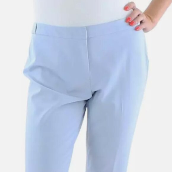 Brand New Women's Calvin Klein Suit Baby Blue Trousers Dress Pants - Picture 7 of 14